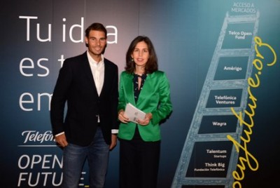 Rafa Nadal y Telefónica Open Future se unen para apoyar a los emprendedores tecnológicos