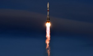  Il razzo Soyuz-2.1b che ha portato in orbita la sonda Luna 25