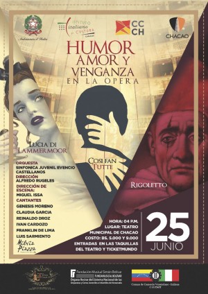 Ópera: El 25... Gala de Opera recreará “Humor, Amor y Venganza”