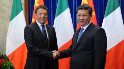 Renzi in Cina - punto stampa
