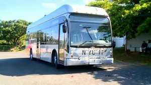 Costa Rica presenta su primer autobús impulsado por hidrógeno