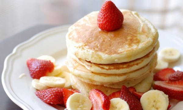 Panquecas con frutas