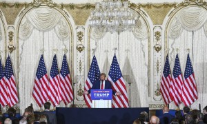  Conferenza stampa di Donald Trump nella residenza di Mar -a - Lago in Florida