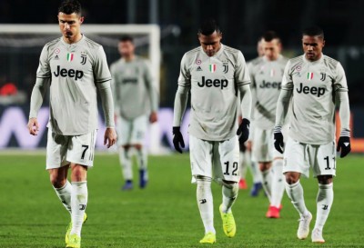 Atalanta sorprende a Juventus 3-0 Fiorentina, que aplastó por 7-1 a Roma
