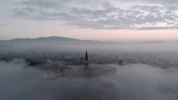 Arezzo dal drone