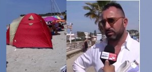 Basta tendopoli in spiaggia, trovare soluzione. La proposta del consigliere Angelo Di Lena .