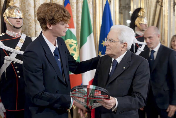 Sergio Mattarella y Jannik Sinner