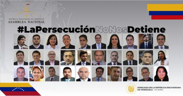Diputados perseguidos por el régimen de Nicolás Maduro, se reunirán en Colombia
