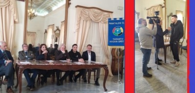 La conferenza stampa del V trofeo Magna Grecia Il Comune di Taranto partecipa all&#039;iniziativa della Quero-Chiloiro