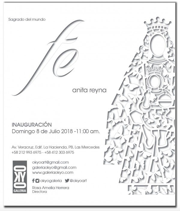 Anita Reyna exhibe en OKYO su acto de fé
