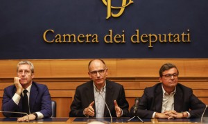 Benedetto Della Vedova, Enrico Letta e Carlo Calenda 