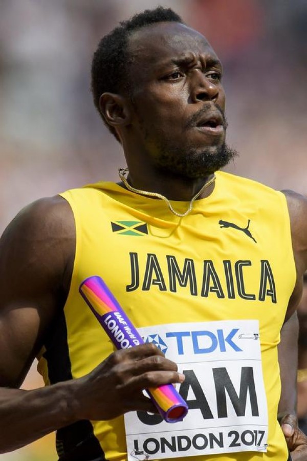 Bolt a final de 4x100m