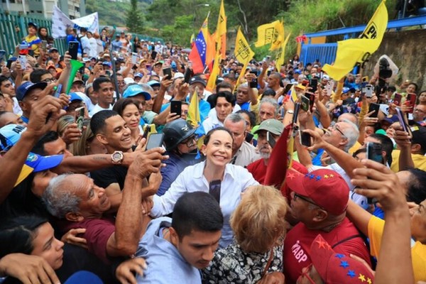 Maria Corina Machado leader dell&#039;opposizione venezuelana