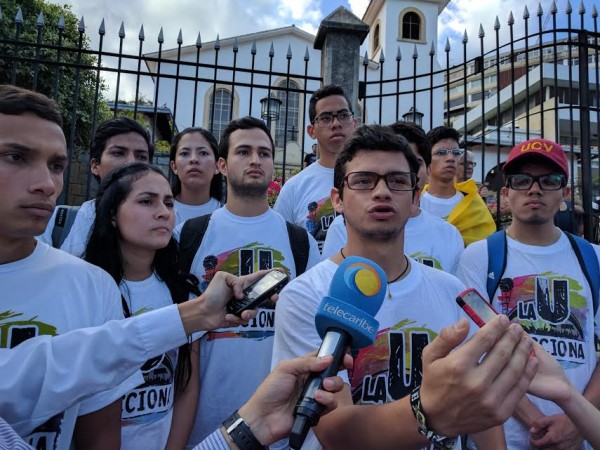 Benucci: La UCV tomará las riendas del Movimiento Estudiantil en favor de la lucha democrática