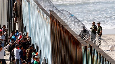 La &quot;Carovana dei Migranti&quot; è arrivata a Tijuana, in Messico