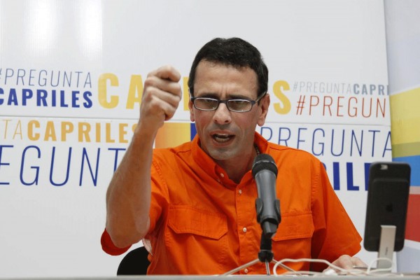 Henrique Capriles Radonski, gobernador del estado Miranda