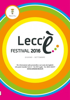 &quot;Lecc&#039;è&quot;, eventi fino settembre con la rassegna estiva del Comune