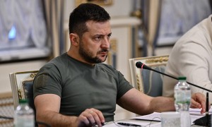  Il presidente ucraino Volodymyr Zelensky 