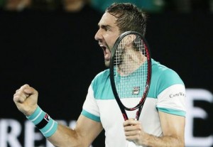 Cilic vence a Edmund y Federer derrota a Berdych y son finalistas del Australian Open