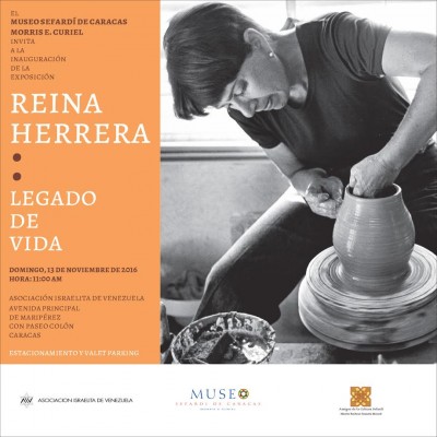 Exposición antológica de la ceramista Reina Herrera  presenta el Museo Sefardí de Caracas