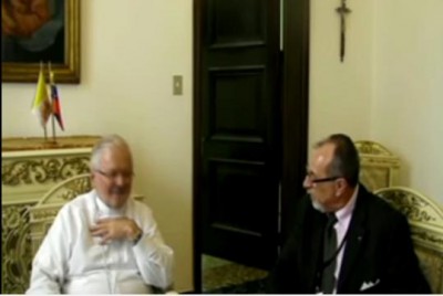 Le interviste di Umberto Calabrese: Mons. Aldo Giordano Nunzio Apostolico in Venezuela