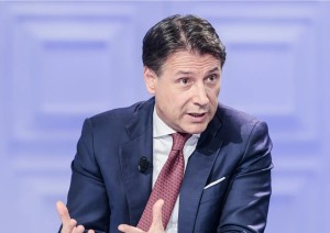 il leader M5s, Giuseppe Conte