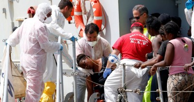 Watch: &#039;You are safe.&#039;- Italian coastguard saves terrified migrants from sinking boat
