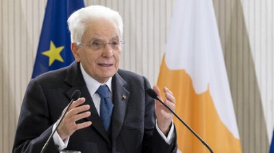 El Presidente de Italia, Sergio Mattarella