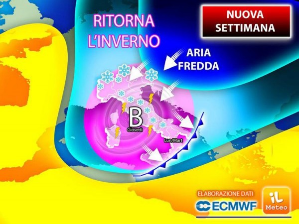 Torna l&#039;inverno, ecco da quando e dove