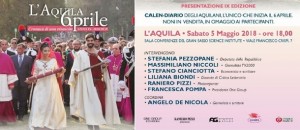 «L’Aquila 6aprile»”, il 5 maggio alle ore 18, presso il gran sasso science institute