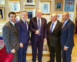 Los expertos latinoamericanos reunidos con Donald Trump  (foto internet)