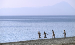 Una spiaggia in Calabria