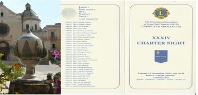 Grottaglie (Taranto) - Prosegue l&#039;impegno dei Lions per la solidarietà, la prevenzione sanitaria e i beni culturali