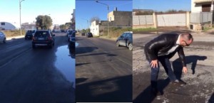 Pulsano - Di Lena: lavori in via Taranto eseguiti male