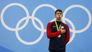 Póquer de oros para Michael Phelps y ganar 22 medallas de oro