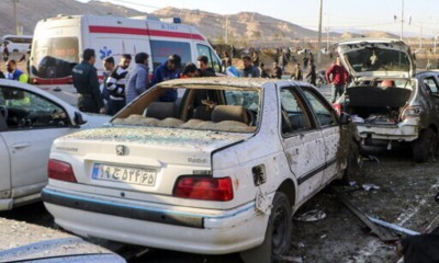  La scena dell&#039;attentato a Kerman 
