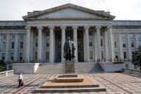  La sede del Departamento del Tesoro de Estados Unidos en Washington DC