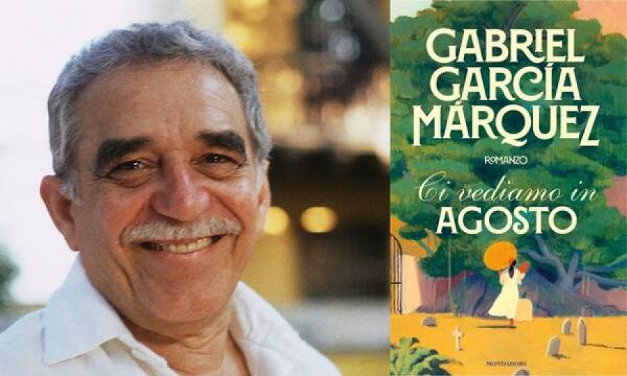 La tapa de la versión italiana de la novela póstuma de García Márquez