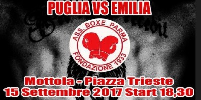 Boxe: Puglia contro Parma al “X Trofeo Città di Mottola”