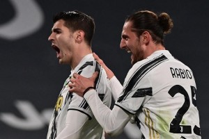 Juve-Lazio 3-1, Rabiot e doppio Morata per rimonta bianconera