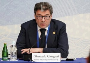 Il ministro dell&#039;Economia Giancarlo Giorgetti