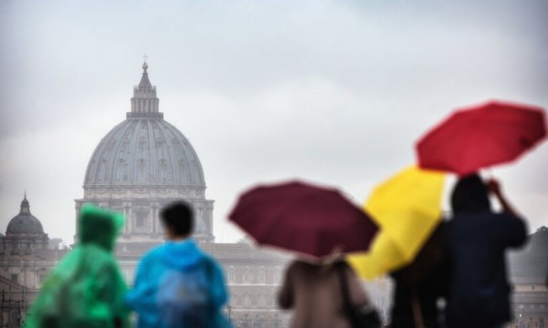 Pioggia a Roma