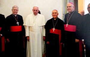 Venezuela - La Presidenza della Conferenza Episcopale a Roma per incontrare Papa Francesco