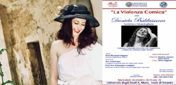 Ateneo della Chitarra: “La Violenza comica” lo spettacolo come docenza all’università