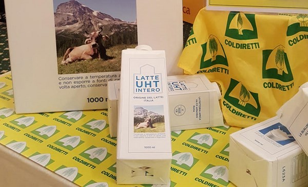 Latte: Coldiretti, in Gazzetta via libera etichetta made in Italy