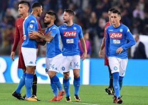 Napoli líder imparable comanda la Serie A con puntaje ideal venció por 1-0 a Roma