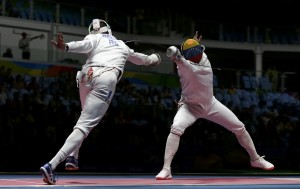 Rio 2016 - Equipo de esgrima venezolano vence a Brasil