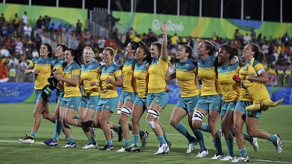 Australia wins gold in women&#039;s rugby sevens at Rio