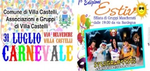 Villa Castelli (Br) Il Carnevale estivo organizzato dal Comune