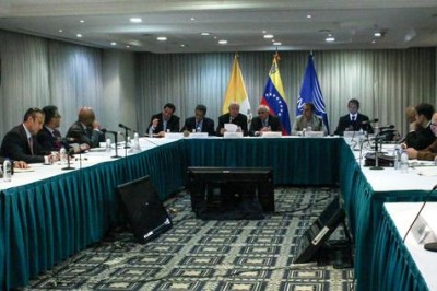 Mesa de diálogo por Venezuela con mediación del Vaticano.